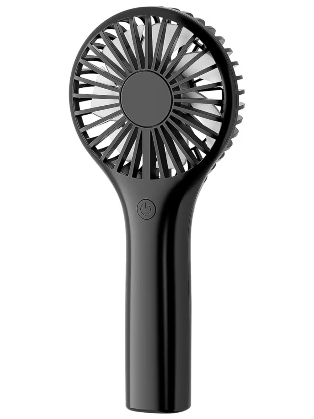 Lollipop Portable Handheld Fan ▪︎ Rechargeable ▪︎ Black